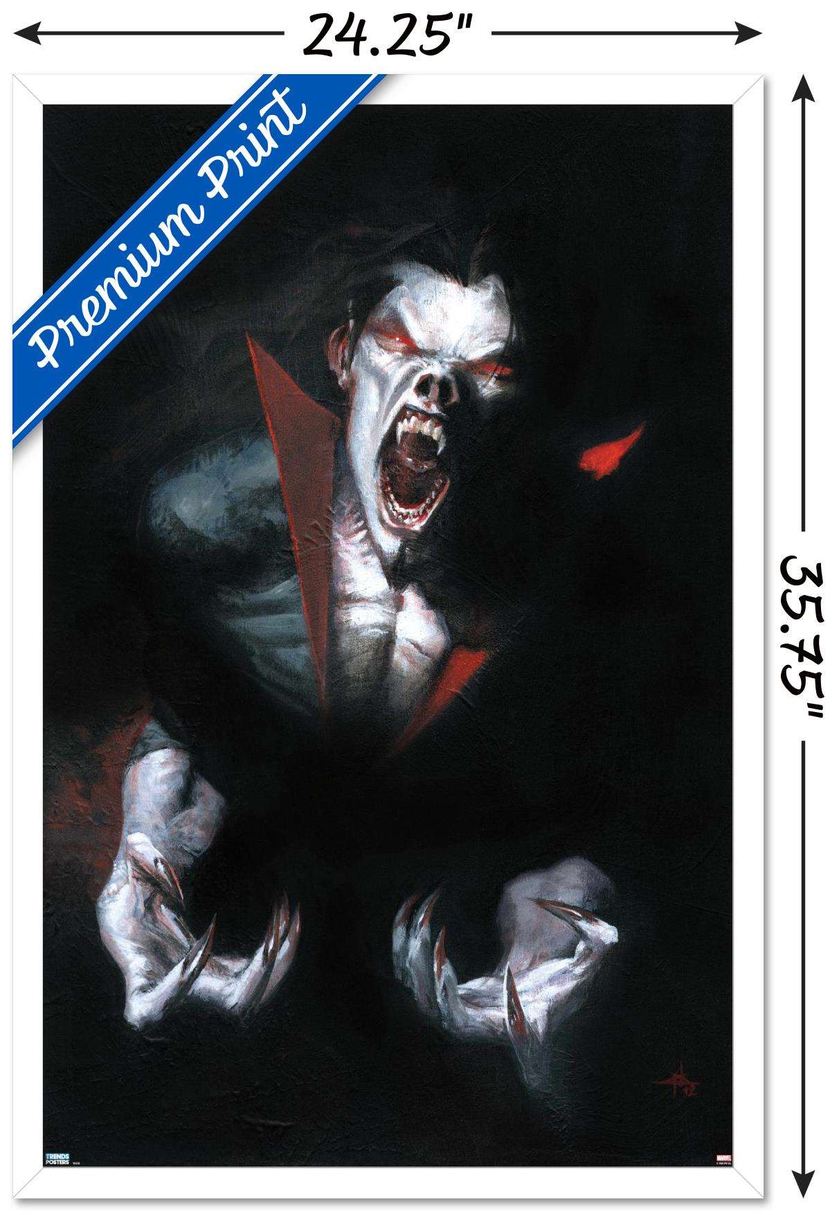 Marvel Movie - Morbius - Shadows Wall Poster, 22.375" x 34", Framed