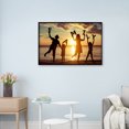 thumbnail image 4 of Cuadros Decorativos DIY arte diamante pintura puesta de sol familia 5D completo redondo taladro mosaico Kit imagen JShteea Nuevos Originales, 4 of 9
