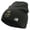 Dk Grey, variant on Star US Army Retired Military Embroidered 8 Inch Knitted Short Beanie - Navy OSFM
