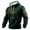Dark Green8, variant on Ludearly St. Patrick's Day Hoodies for Men Irish Shamrock Casual Clover Graphic Waffle Knit Pullover Casual Shirt Holiday Outfit Dark Green8&S