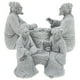thumbnail image 5 of 2 piezas de decoración artística creativa para el hogar, piedra arenisca, adorno zen, accesorio de paisaje, gris, 5 of 8