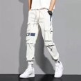 thumbnail image 4 of New Hong Kong Style Workwear Pants  Men‘s Solid Color Versatile Loose Trendy Large Size Leggings, 4 of 6