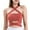 Red, variant on Prolriy Athletic Gym Workout Tops for Women Shoulder Length Short Sleeved T Shirt Slimming Effect Paired with A Base High Waisted Sexy Short Exposed Navel Top Shirts for Women, Womens Tops Green2 L