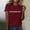 Wine, variant on SHITINN Women Blouses T Shirts for Women Graphic Tee Clothes Summer Short Sleeve Top Women's Short Sleeve Tops Summer Tops for Women
