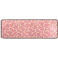 thumbnail image 5 of Dreamtimes Catoon Pretty Cat Hallway Runner Rug 2'x6' Kitchen Rug with Rubber Backing Pink Kitten Non Slip Entryway Rug Runner Washable Soft Area Rug for Hallway Bedroom Kitchen Decor, 5 of 6