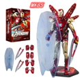 thumbnail image 1 of Figura de acción de Iron Man de ZD Toys MK1-7 MK17 MK35 MK85 MK30 War Machine Legends Avengers Tony Stark Juguete coleccionable Regalo, 1 of 5