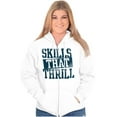 thumbnail image 4 of Skills That Thrill Dance Unisex Fleece Graphic Zip Up Hoodie Brisco Brands 5X, 4 of 5