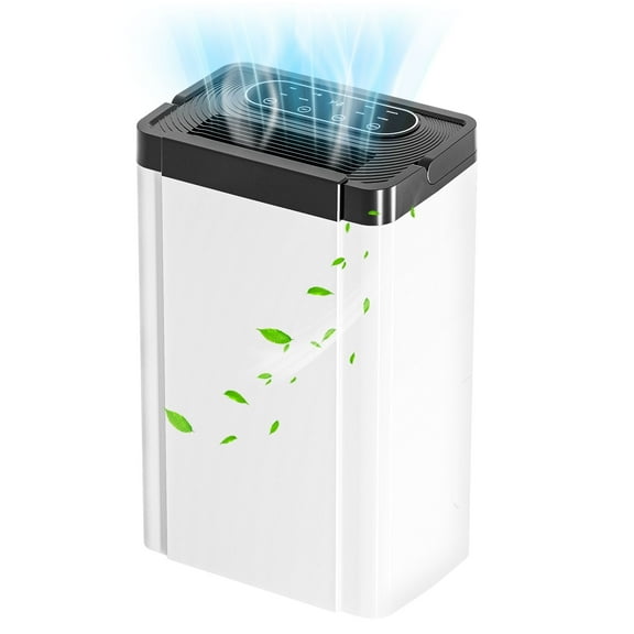 Rocyis 19 Pint (DOE) for 4500 sq. ft. Dehumidifier for Home, Humidity with Auto Shut off, Auto Drain or Manual Drainage, 0.8 gal Water Tank Capacity for Basements, Bedroom, Bathroom