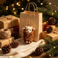 thumbnail image 4 of AOMXGD Plaid Blanket Themed Acrylic Christmas Hanging Ornament, Festive Tree & Wall Pendant For Seasonal Display & Gifting, 4 of 6