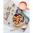 thumbnail image 3 of Hello Spring Kitchen Dish Towels for Drying Dishes Set of 4, Pastoral Purple Bottle Floral Rustic Burlap Waffle Weave Microfiber Hand Tea Bathroom Towels Quick Dry & Absorbent Towel 12x12, 3 of 7