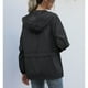 thumbnail image 2 of Cortavientos con capucha,Impermeable para mujer Cortavientos con capucha Chaquetas impermeables para mujer Chubasquero probado y confiable, 2 of 5