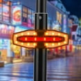 thumbnail image 5 of Electric Scooter Turning Signal Tail Light USB Rechargable with Remote Control Signal Light LED, 5 of 6