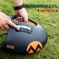 thumbnail image 2 of OutdoorMaster 20PSI High Pressure SUP Air Pump The Shark - Intelligent Dual Stage Inflation & Auto-Off Feature, Deflation Function, 12V DC Car Connector, for Inflatable Stand Up Paddle Boards, Boats, 2 of 9