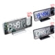 thumbnail image 2 of Reloj despertador digital LED con proyector digital, radio y espejo ajustable., 2 of 5