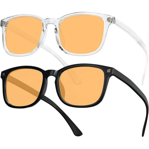 livho Blue Light Blocking Glasses, Computer Reading/Gaming/TV/Phones Glasses for Women Men,Anti Eyestrain & UV Glare