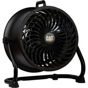 ONKER by CATERPILLAR HVD-14AC 14" high-velocity drum air circulator fan with 360-degree pivoting head, metal housing, wall mountable, & dual ball bearing 4-speed motor cETL listed. For indoor use
