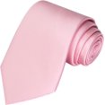 thumbnail image 1 of HSHDLDF Solid Tie Satin Ties Mens Pure Color Necktie, 1 of 7