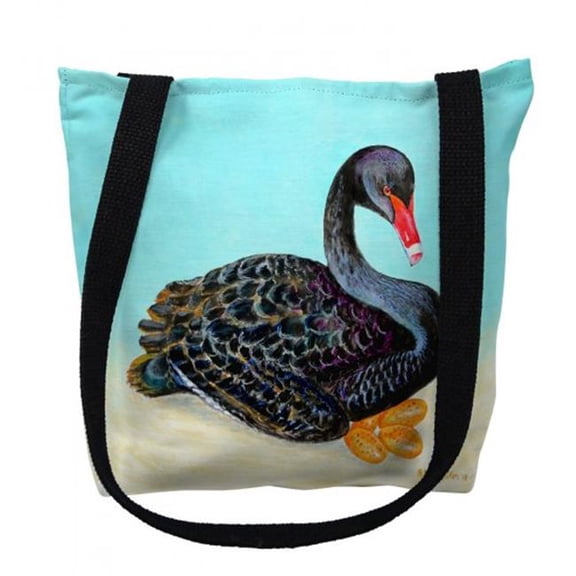 Black Swan Small Tote Bag 13x13 16 inches x 16 inches
