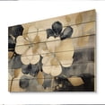 thumbnail image 2 of Designart "Hydrangea Blooms Heaven in White and Gold II" Floral Print on Natural Pine Wood, 2 of 5