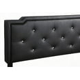 thumbnail image 2 of Sleek Black Full Bed with Adjustable Headboard and Strong Support, 2 of 7