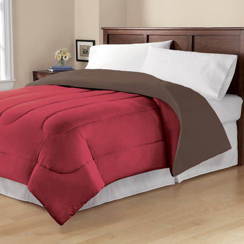 Mainstays Full Solid Reversible Comforter, 1 Each