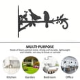 thumbnail image 5 of Outdoor Hooks For Hanging, Bird Feeder Hook, Wind Chime Hanger Heavy Duty Rust Proof Wall Hook Bracket for Plants, Feeders, Lanterns & Wind Chimes, 5 of 6