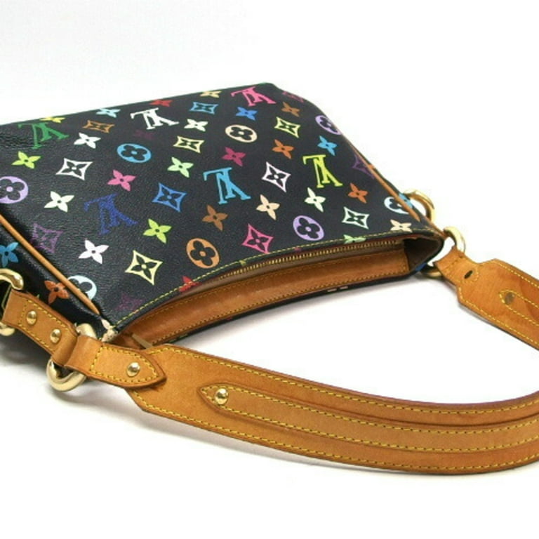 Authenticated used Louis Vuitton Monogram Multicolor Lodge PM One-Shoulder Bag Black, Adult Unisex, Size: (HxWxD): 16cm x 26cm x 7.5cm / 6.29'' x