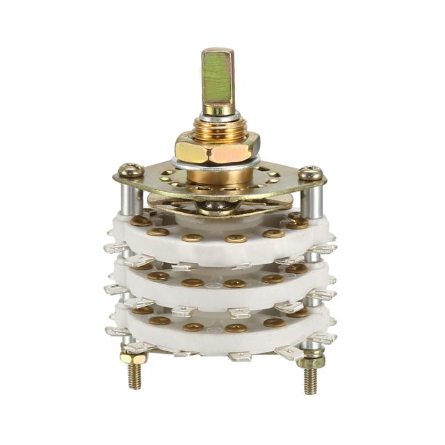 Unique Bargains 6P5T 6 Pole 5 Throw 3 Deck Band Channel Rotary Switch Selector