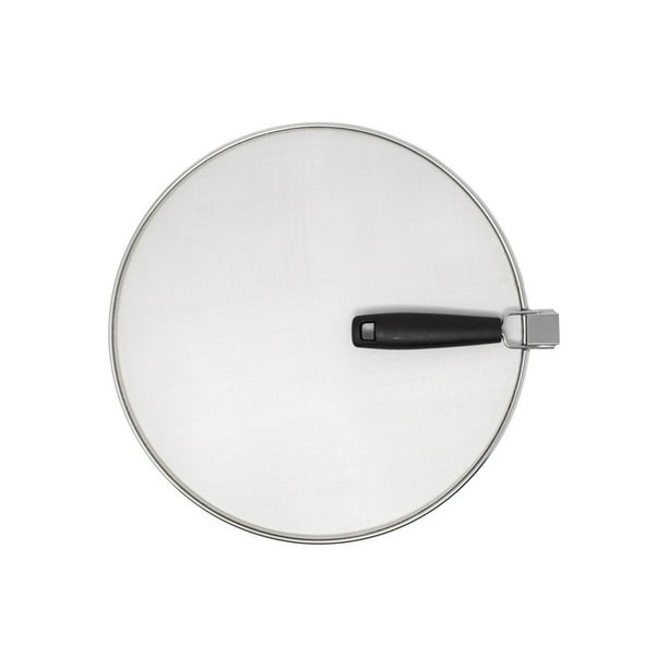 Pare-Éclaboussures Inox Pour Poêle 21 Cm - Anti-Huile & Protection Anti-Brûlure, Couvercle Anti-Projection