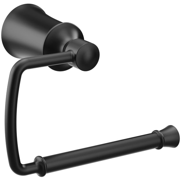 Moen YB2108BL Dartmoor Wall Mounted Toilet Paper Holder - Black