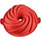 thumbnail image 3 of Molde para pastel de libra de silicona, molde para pastel Bundt rojo antiadherente, moldes para hornear en espiral, moldes para hornear en la cocina, el mejor socio, 9 pulgadas (rojo) Ormromra JQWJ085, 3 of 9