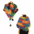 thumbnail image 4 of wqlpp-2 Skeins Soft Rainbow Yarn 100% Wool Gradient Multi Color Yarn For Crocheting Knit Total Length 180m×2(196yds×2,50g×2)-11#, 4 of 4