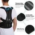 thumbnail image 3 of Back Brace Posture Corrector for Women and Men, Shoulder Straightener, Adjustable Full Back Support for Upper and Lower Back, 3 of 6