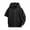 Black, variant on Hoodie for Kids Zip up Jacket Unisex Lightweight Casual Sweatshirt with Zip off Sleeve Convertible Black Hoodies Size 5-15 Years