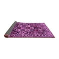 thumbnail image 2 of Ahgly Company Indoor Square Persian Purple Traditional Area Rugs, 5' Square, 2 of 4