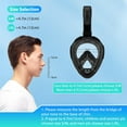 thumbnail image 7 of Full Face Snorkel Mask, Scuba Diving Mask with Detachable Camera Mount, 180 Degree Panoramic View Anti-Leak Anti-Fog, 7 of 7