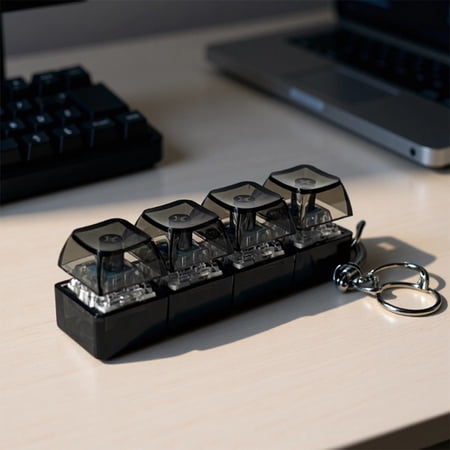 Keyboard Squeeze Clicker Squeeze Keyboard Clicker 4X1.5 In Clear Switches Clicky Keyboard Squeeze Desk Display