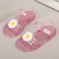 thumbnail image 3 of Fisherman Jelly Sandal for Toddlers Girl's Open Toe Waterproof Summer Beach Dress Shoes for All Day Wear Pink 8.5 Toddler, 3 of 7