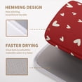 thumbnail image 4 of Valentine''s Day Love Heart Dish Drying Mat for Kitchen Counter 16x18 Inch Valentine Theme Dish Mats Absorbent Microfiber Dish Draining Mat Reusable Washable Dish Drainer Rack Pad, 4 of 7