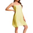 thumbnail image 3 of Women Silk Cotton Camis Full Slips for Under Dresses Camisoles Slip Dress Chemise Petticoat, 3 of 6