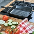 thumbnail image 2 of Staub Cast Iron 12-inch Square Grill Pan - Matte Black, 2 of 4