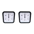 thumbnail image 1 of Inteprter Reloj despertador silencioso para cabecera, reloj cuadrado de plástico Digital sin tictac, relojes que funcionan con pilas con luz Type1 NO1, 1 of 6