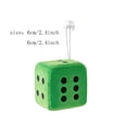 thumbnail image 2 of Fuzzy Plush Dice for Car Mirror, Soft Plush Dots - Cute Game Prop Decorative Pendant for Car Interior Hanging Ornament Decoration, 2 of 5