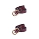thumbnail image 2 of Cinturón informal Formal Qarigey para mujer negro ajustable, 2 of 6