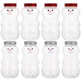 thumbnail image 3 of 8pcs botellas de jugo de plástico botellas de jugo de nieve muñeco de nieve botellas de agua botellas de agua, 3 of 6