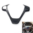 thumbnail image 4 of Car Carbon Fiber Steering Wheel Panel Cover Trim Frame Sticker for Ford Fiesta MK7 2009-2017 Ecospor, 4 of 5