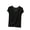 Black, variant on Women's Plus Size Modal Blend Soft Batwing Sleeve T Shirt Loose Fit Solid Color V Neck Comfy Casual Blouse Lounge Wear Khaki