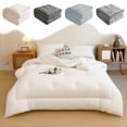 thumbnail image 1 of YYV Gifts Soft Washed Microfiber Duvet Insert 90 x 79 in Lightweight All-Season Comforter Core Breathable Insulating Fill Machine Washable Hypoallergenic Bed Insert, 1 of 7