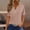 Rose Gold, variant on Women's T-Shirts Sevevn Women's Casual Solid Color Short-Sleeved V-Neck Top Blouse Tops For Women Trendy