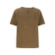 thumbnail image 4 of Camisa Elvqul para Hombre Economicas Manga Corta sin Estampado Caqui Botones Solapa Deportivas, 4 of 6